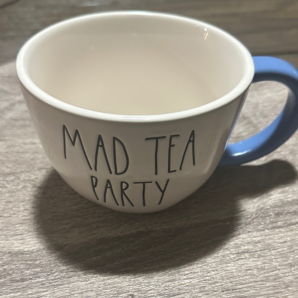 Rae Dunn Disney Alice in Wonderland "Mad Tea Party" coffee or tea mug